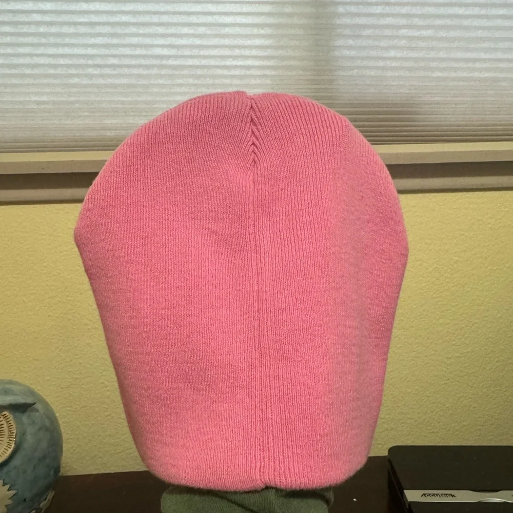 Girls Pink John Deere Beanie Butterflies